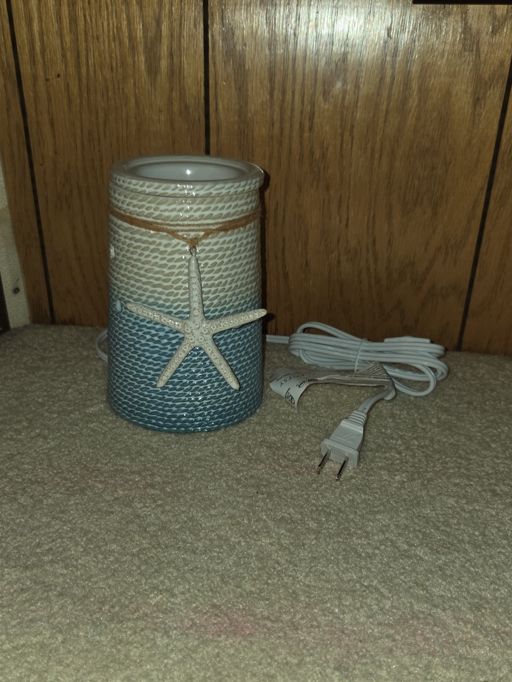 Scentsy Blue and White Starfish Electric Warmer